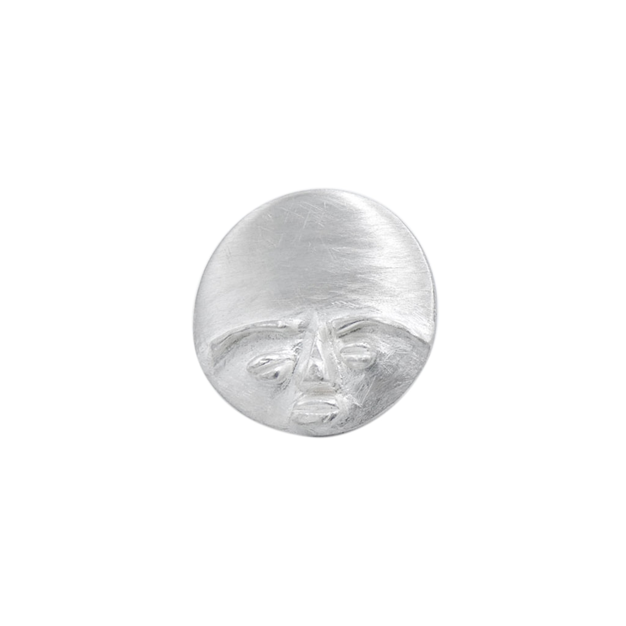 Recycled Sterling Silver Akua maa Ear Stud